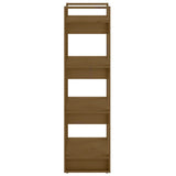 Book Cabinet/Room Divider 60X35X125 Cm Solid Wood