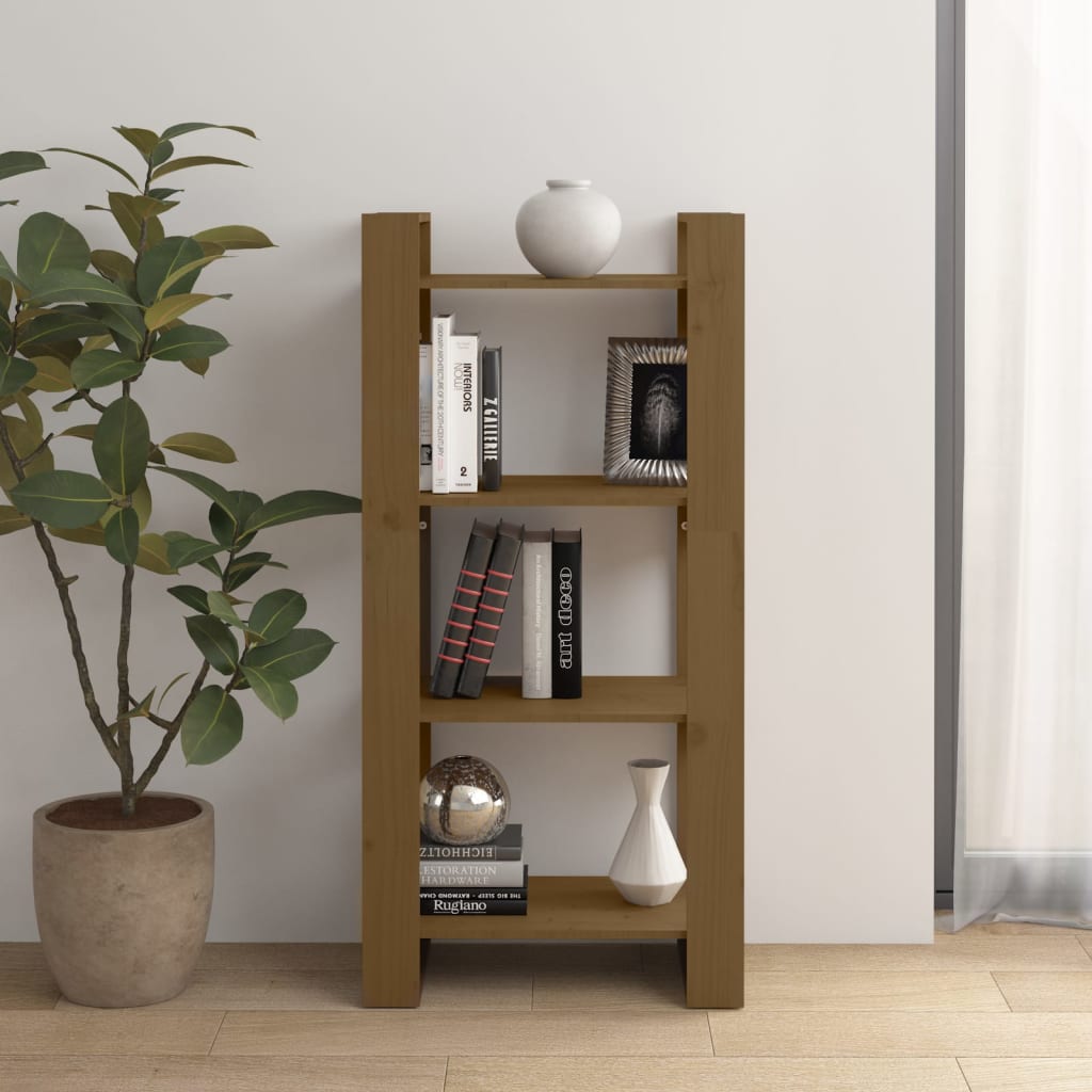 Book Cabinet/Room Divider 60X35X125 Cm Solid Wood