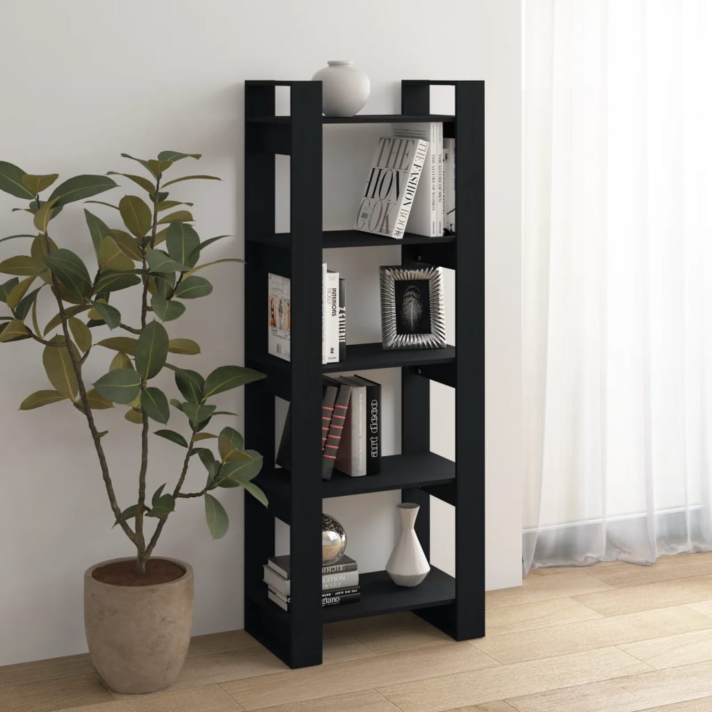 Book Cabinet/Room Divider 60X35X160 Cm Solid Wood