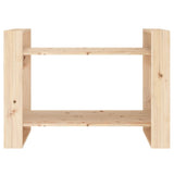 Book Cabinet/Room Divider 80X35X56.5 Cm Solid Wood Pine