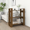 Book Cabinet/Room Divider 80X35X91 Cm Solid Wood Pine