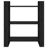 Book Cabinet/Room Divider 80X35X91 Cm Solid Wood Pine