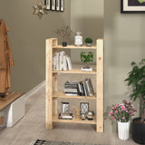 Book Cabinet/Room Divider 80X35X125 Cm Solid Wood Pine
