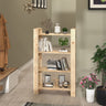 Book Cabinet/Room Divider 80X35X125 Cm Solid Wood Pine