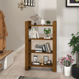 Book Cabinet/Room Divider 80X35X125 Cm Solid Wood Pine