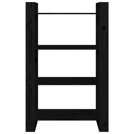 Book Cabinet/Room Divider 80X35X125 Cm Solid Wood Pine