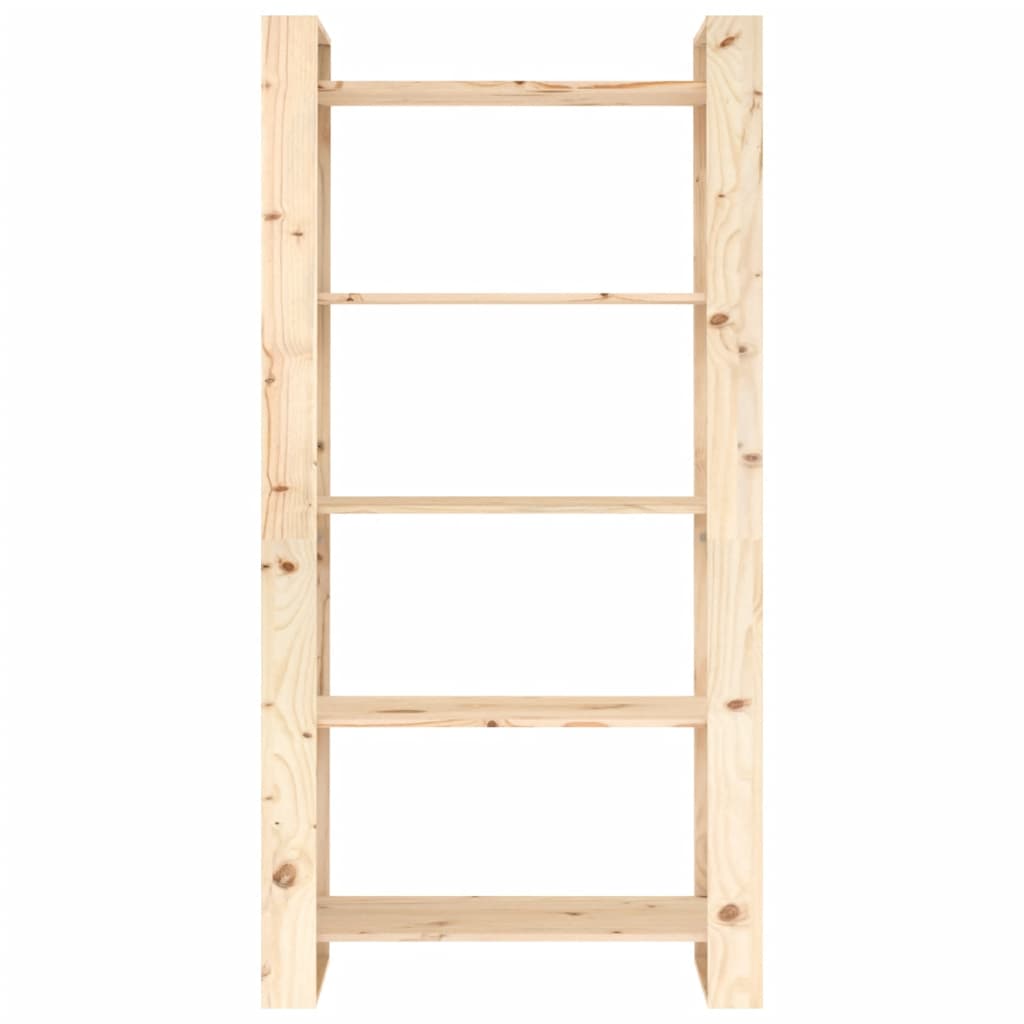 Book Cabinet/Room Divider 80X35X160 Cm Solid Wood