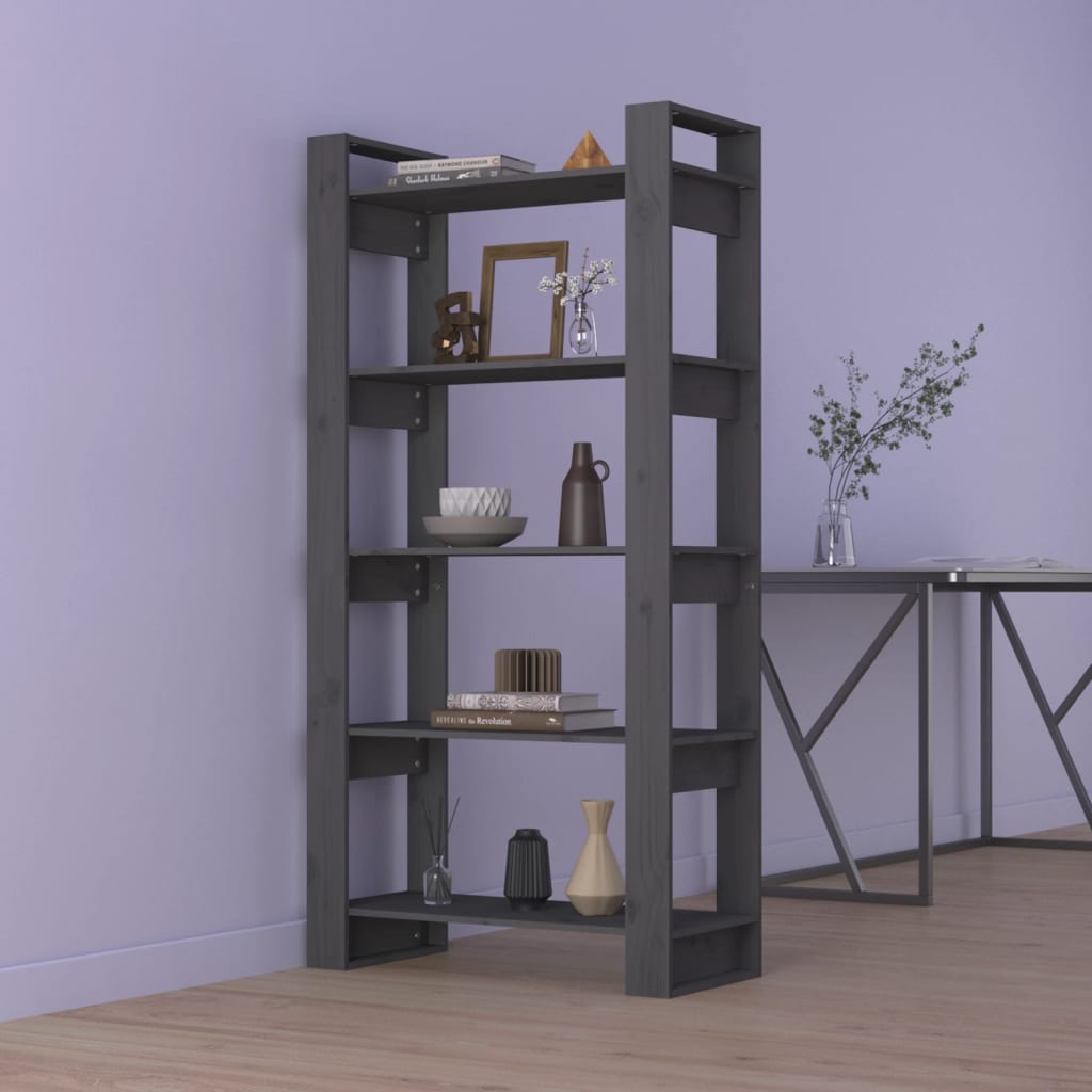 Book Cabinet/Room Divider 80X35X160 Cm Solid Wood