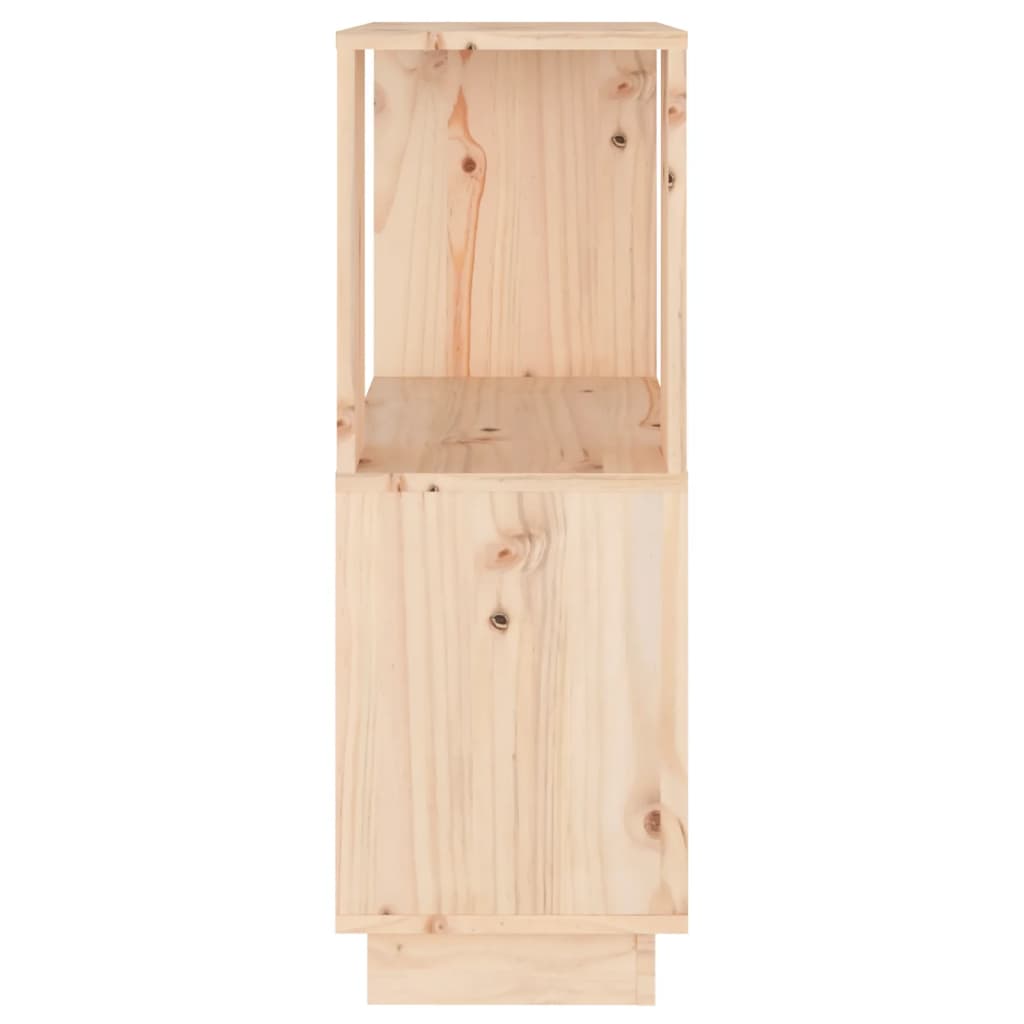 Book Cabinet/Room Divider 51X25X70 Cm Solid Wood Pine