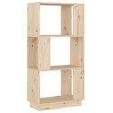 Book Cabinet/Room Divider 51X25X101 Cm Solid Wood Pine