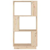 Book Cabinet/Room Divider 51X25X101 Cm Solid Wood Pine