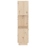 Book Cabinet/Room Divider 51X25X101 Cm Solid Wood Pine