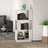 Book Cabinet/Room Divider 51X25X101 Cm Solid Wood Pine