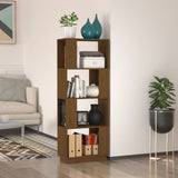 Book Cabinet/Room Divider 51X25X132 Cm Solid Wood Pine