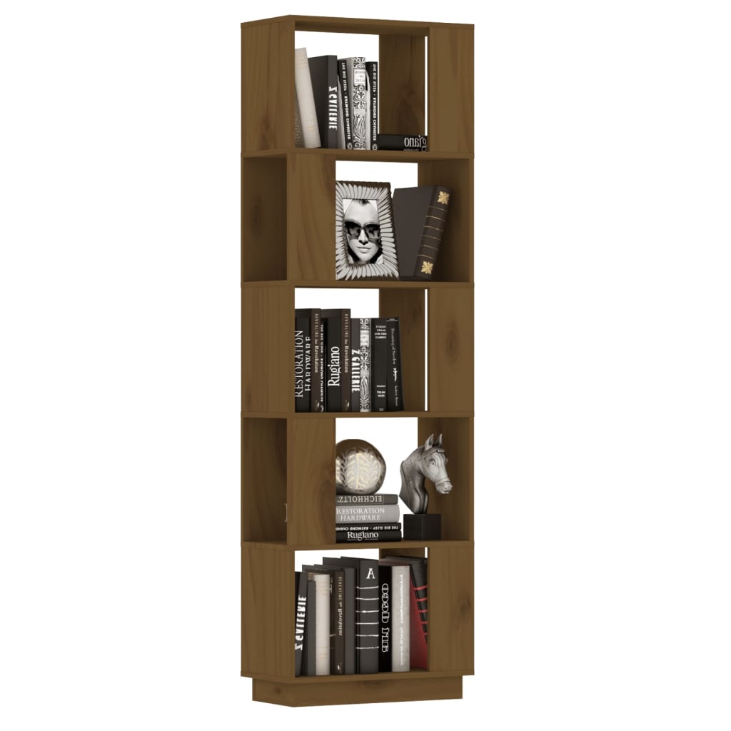 Book Cabinet/Room Divider 51X25X163.5 Cm Solid Wood