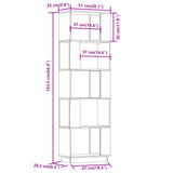 Book Cabinet/Room Divider 51X25X163.5 Cm Solid Wood