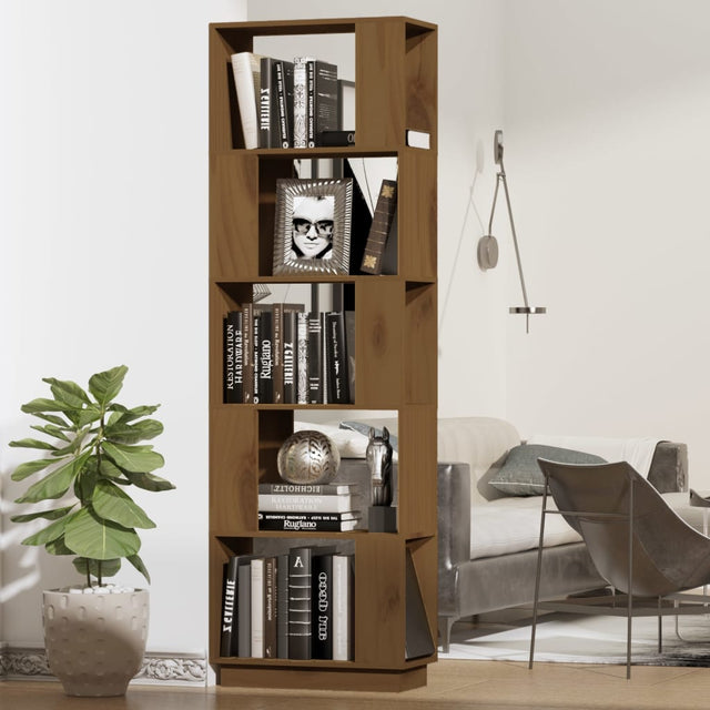 Book Cabinet/Room Divider 51X25X163.5 Cm Solid Wood