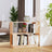 Book Cabinet/Room Divider 80X25X70 Cm Solid Wood