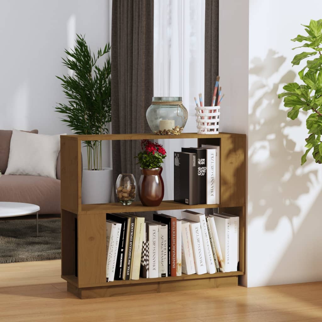 Book Cabinet/Room Divider 80X25X70 Cm Solid Wood