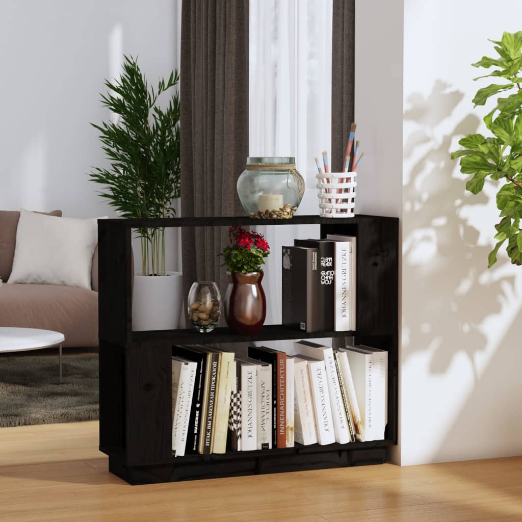 Book Cabinet/Room Divider 80X25X70 Cm Solid Wood