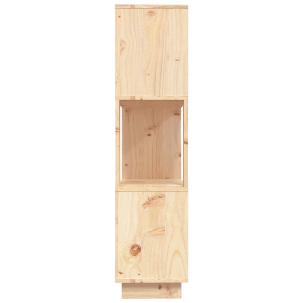 Book Cabinet/Room Divider 80X25X101 Cm Solid Wood Pine