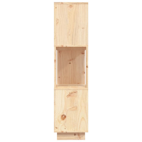Book Cabinet/Room Divider 80X25X101 Cm Solid Wood Pine