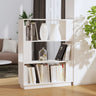 Book Cabinet/Room Divider 80X25X101 Cm Solid Wood Pine