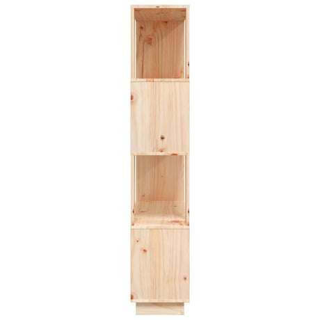 Book Cabinet/Room Divider 80X25X132 Cm Solid Wood Pine