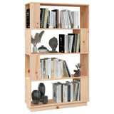 Book Cabinet/Room Divider 80X25X132 Cm Solid Wood Pine