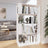Book Cabinet/Room Divider 80X25X132 Cm Solid Wood Pine