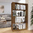 Book Cabinet/Room Divider 80X25X132 Cm Solid Wood Pine
