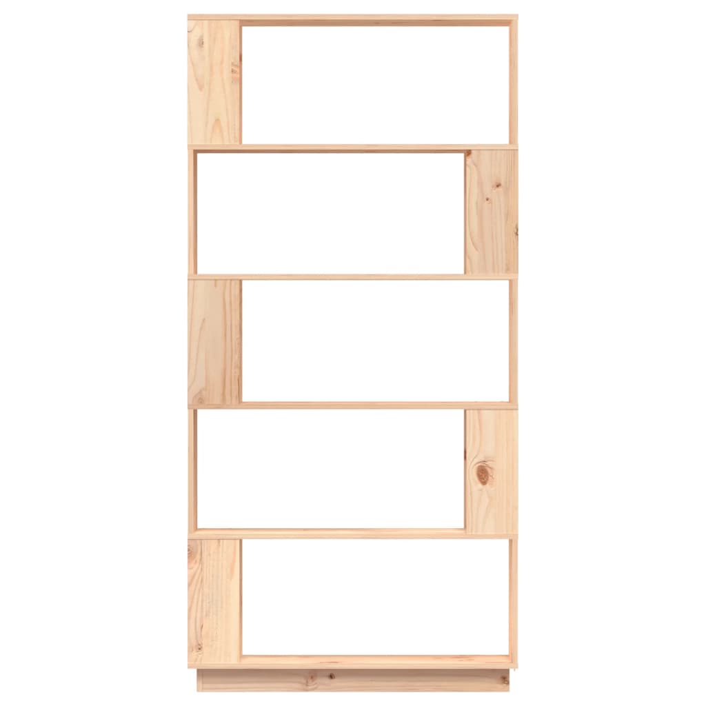 Book Cabinet/Room Divider 80X25X163.5 Cm Solid Wood Pine