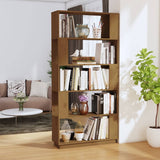 Book Cabinet/Room Divider 80X25X163.5 Cm Solid Wood Pine