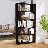 Book Cabinet/Room Divider 80X25X163.5 Cm Solid Wood Pine