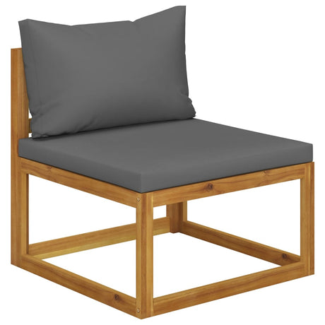 6 Piece Garden Lounge Set With Cushions Solid Wood Acacia (Uk/Ie/Fi/No Only)