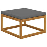 6 Piece Garden Lounge Set With Cushions Solid Wood Acacia (Uk/Ie/Fi/No Only)