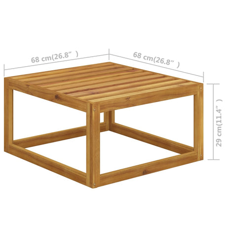 6 Piece Garden Lounge Set With Cushions Solid Wood Acacia (Uk/Ie/Fi/No Only)