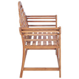Garden Bench 127X58.5X92.5 Cm Solid Wood Teak