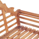 Garden Bench 127X58.5X92.5 Cm Solid Wood Teak