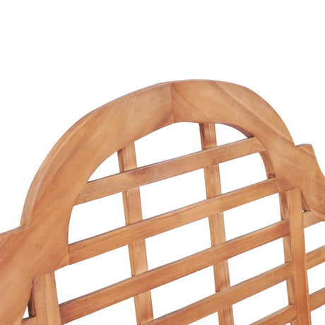 Garden Bench 127X58.5X92.5 Cm Solid Wood Teak