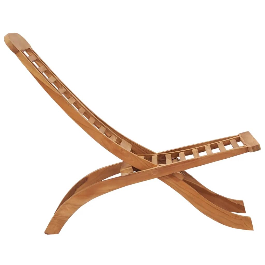Folding Garden Chair 50X90X69 Cm Solid Wood Teak