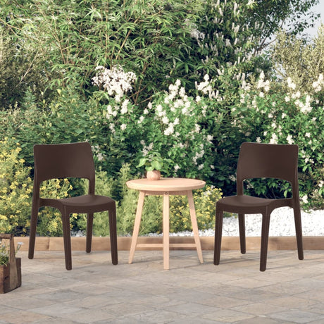 Garden Chairs 2 Pcs Polypropylene