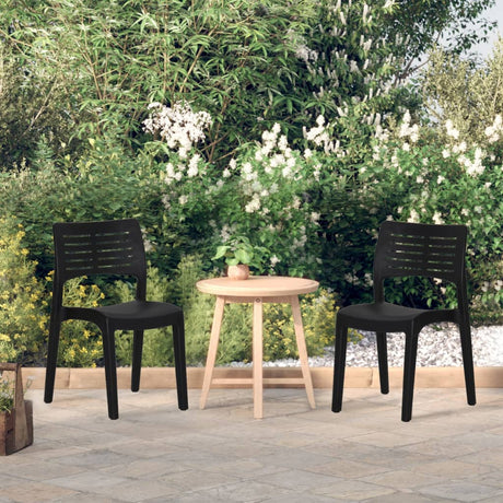 Garden Chairs 2 Pcs Polypropylene