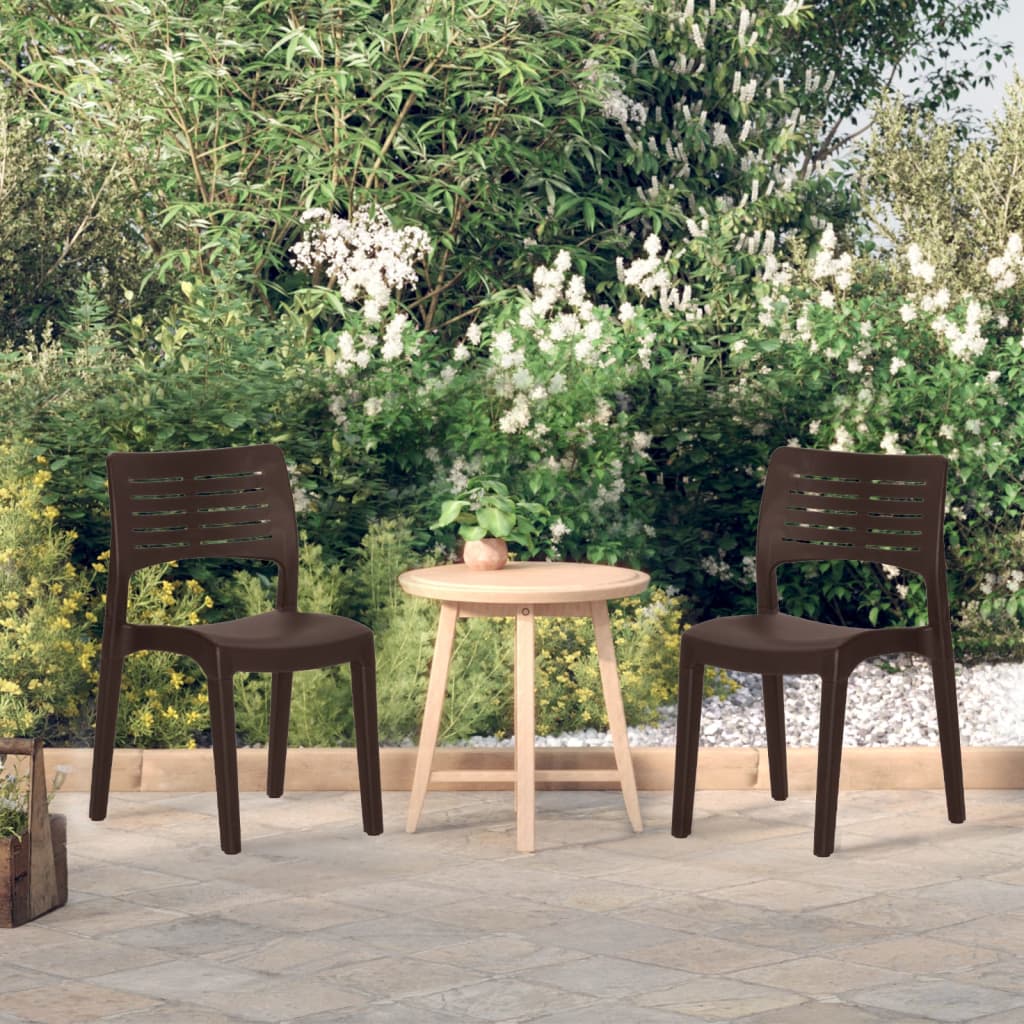Garden Chairs 2 Pcs Polypropylene