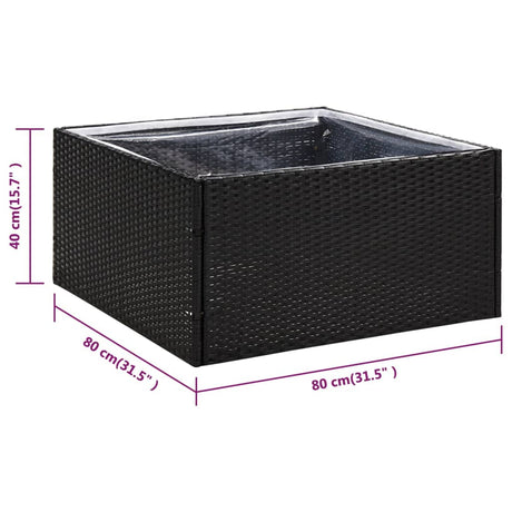 Garden Planter Poly Rattan