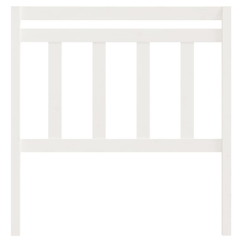 Bed Headboard 96X4X100 Cm Solid Wood Pine