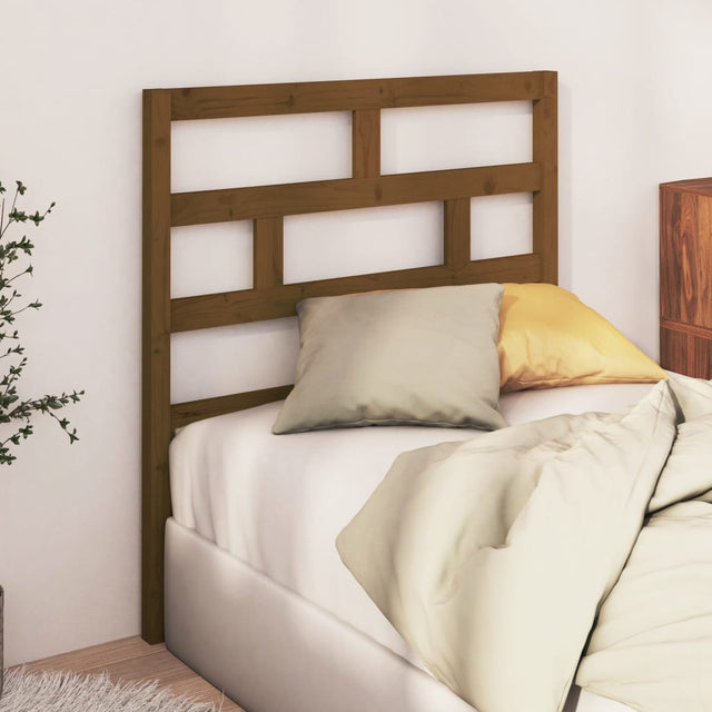 Bed Headboard 96X4X100 Cm Solid Wood Pine