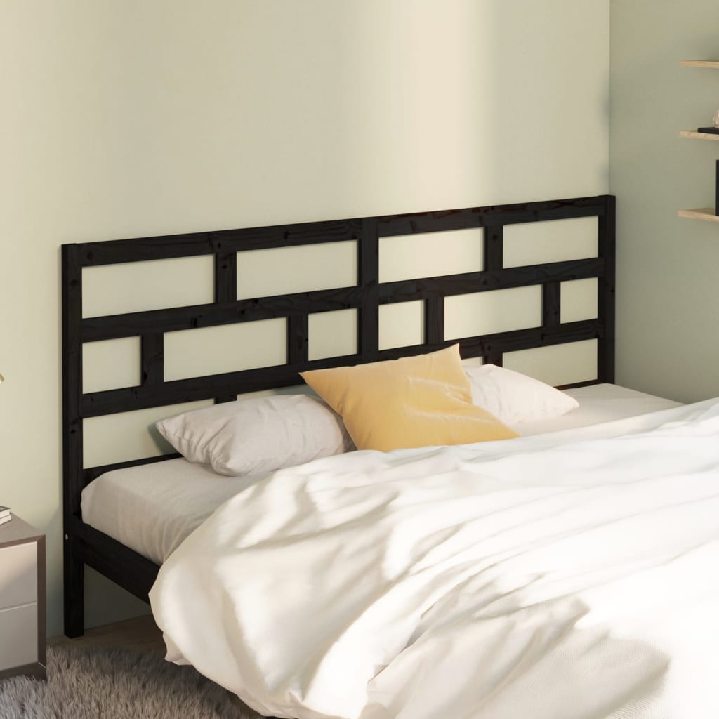 Bed Headboard 96X4X100 Cm Solid Wood Pine