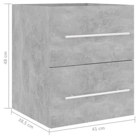 Sink Cabinet With Built-In Basin Engineered Wood