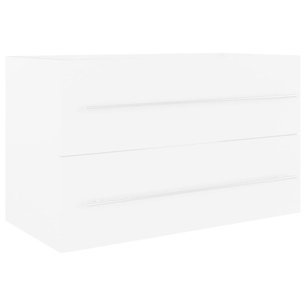 Sink Cabinet With Built-In Basin Engineered Wood